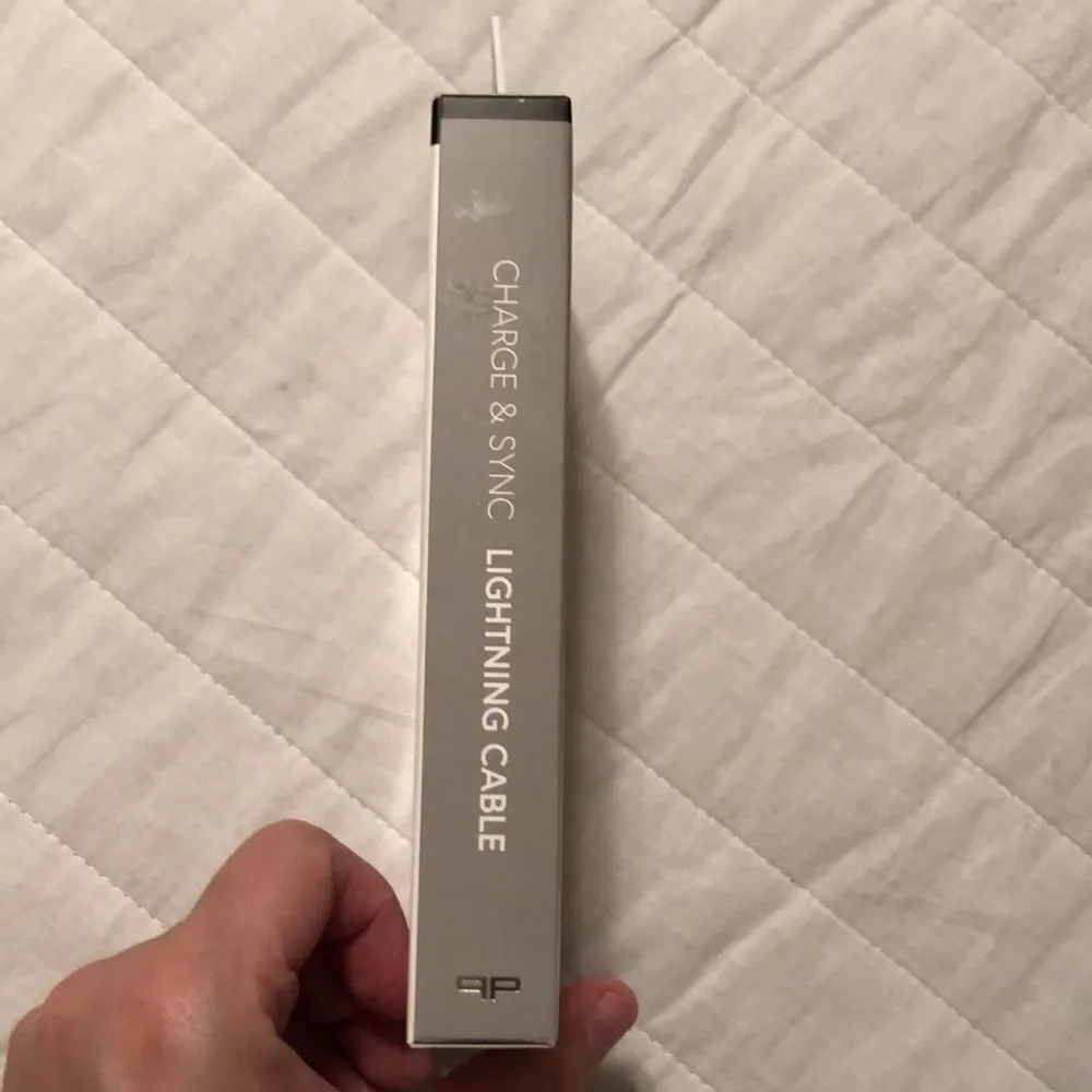 Press Play 4 FT Lightning Cable in White